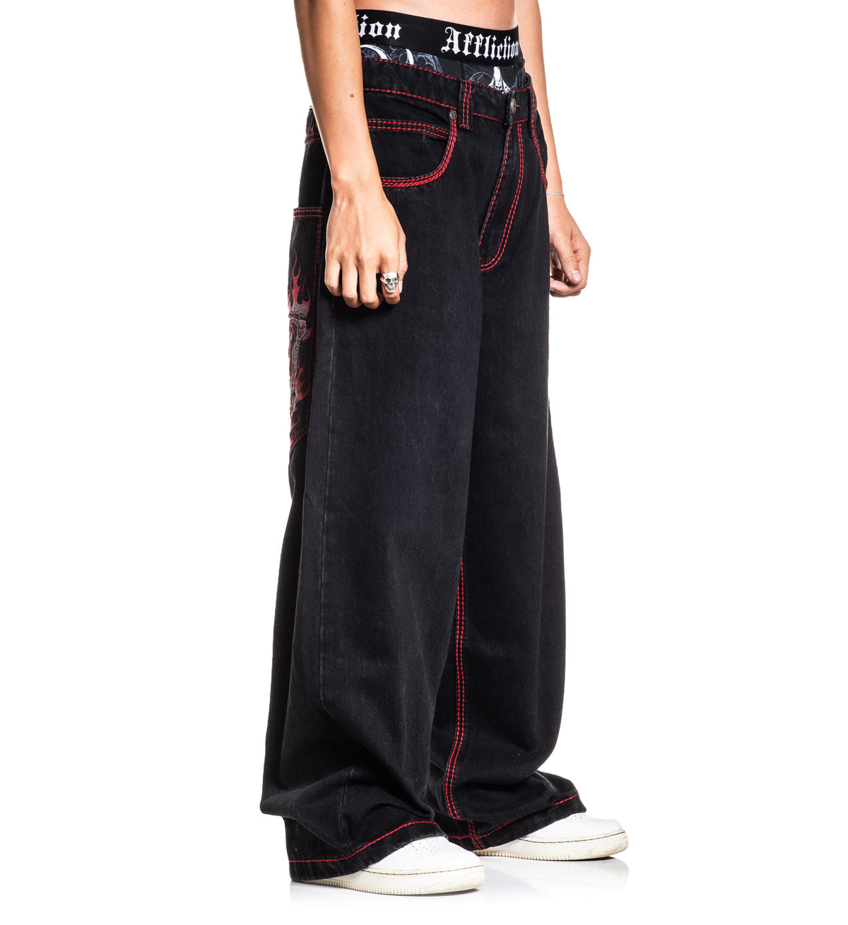 Extra Wide Flameful Faith Pants