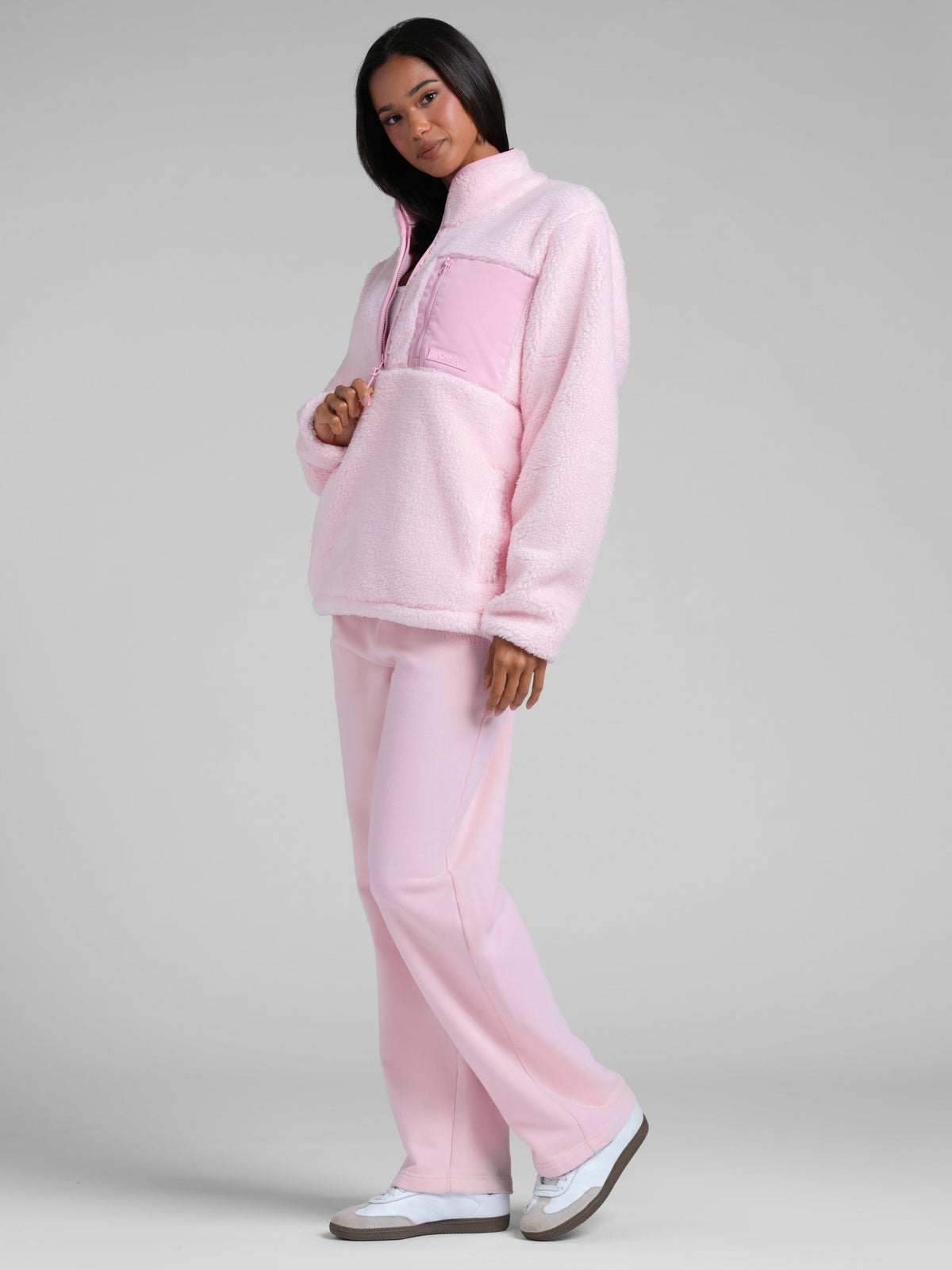 Teddy Half Zip Jacket