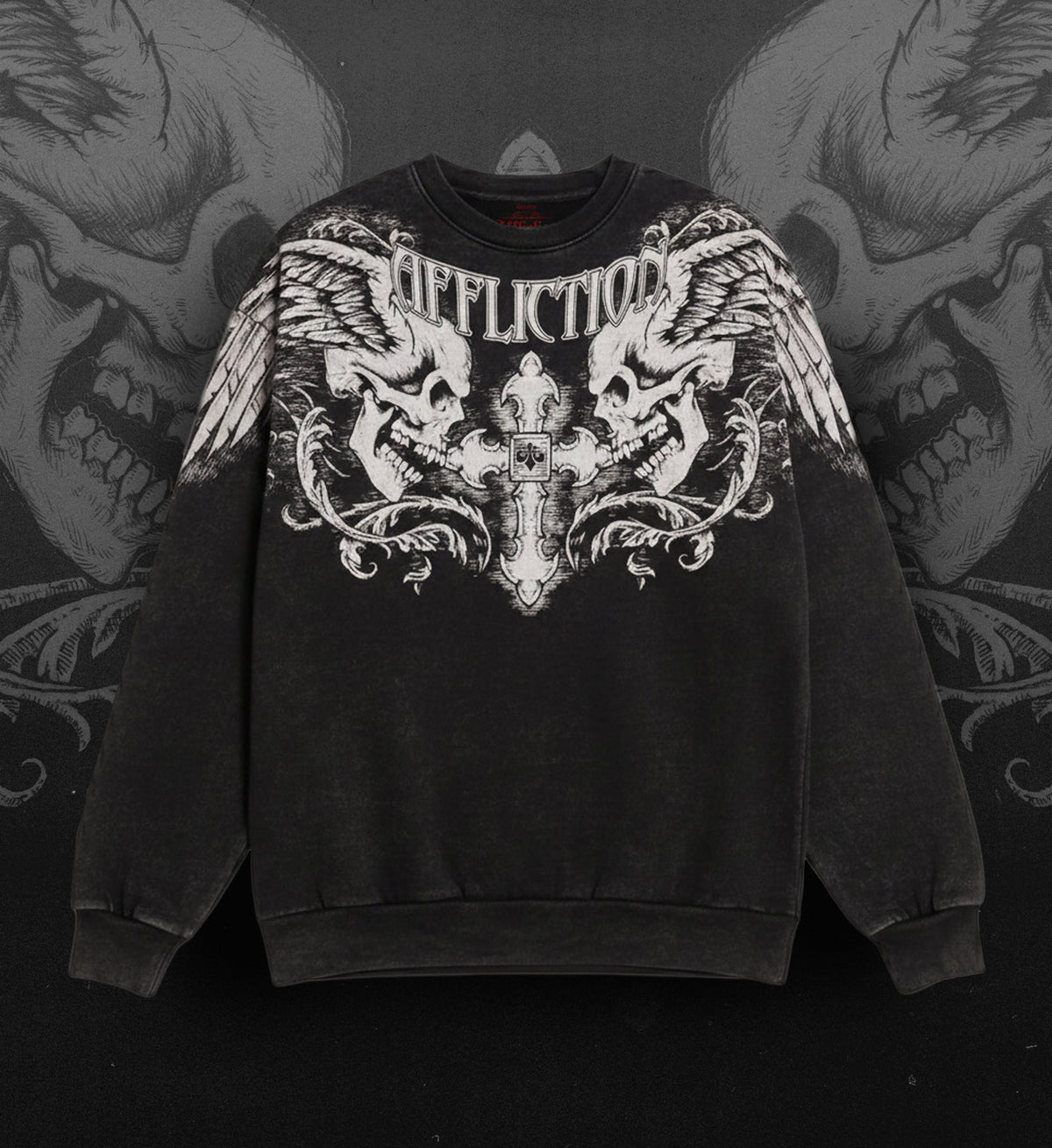 Winged Up LS Crewneck