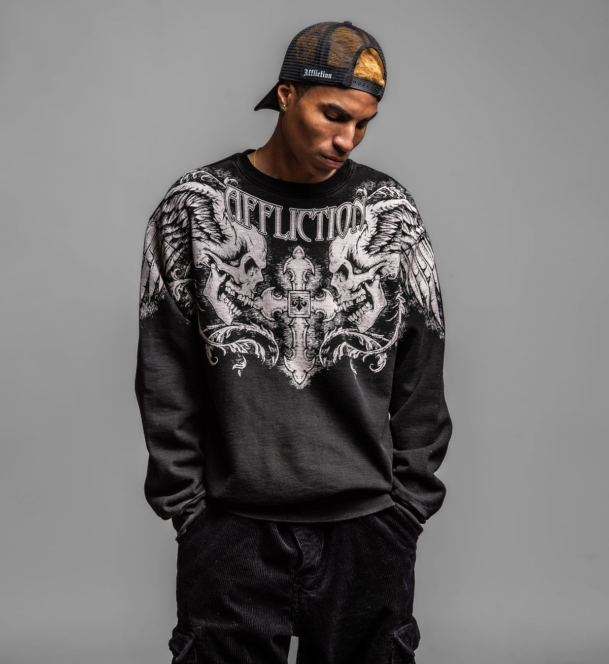 Winged Up LS Crewneck