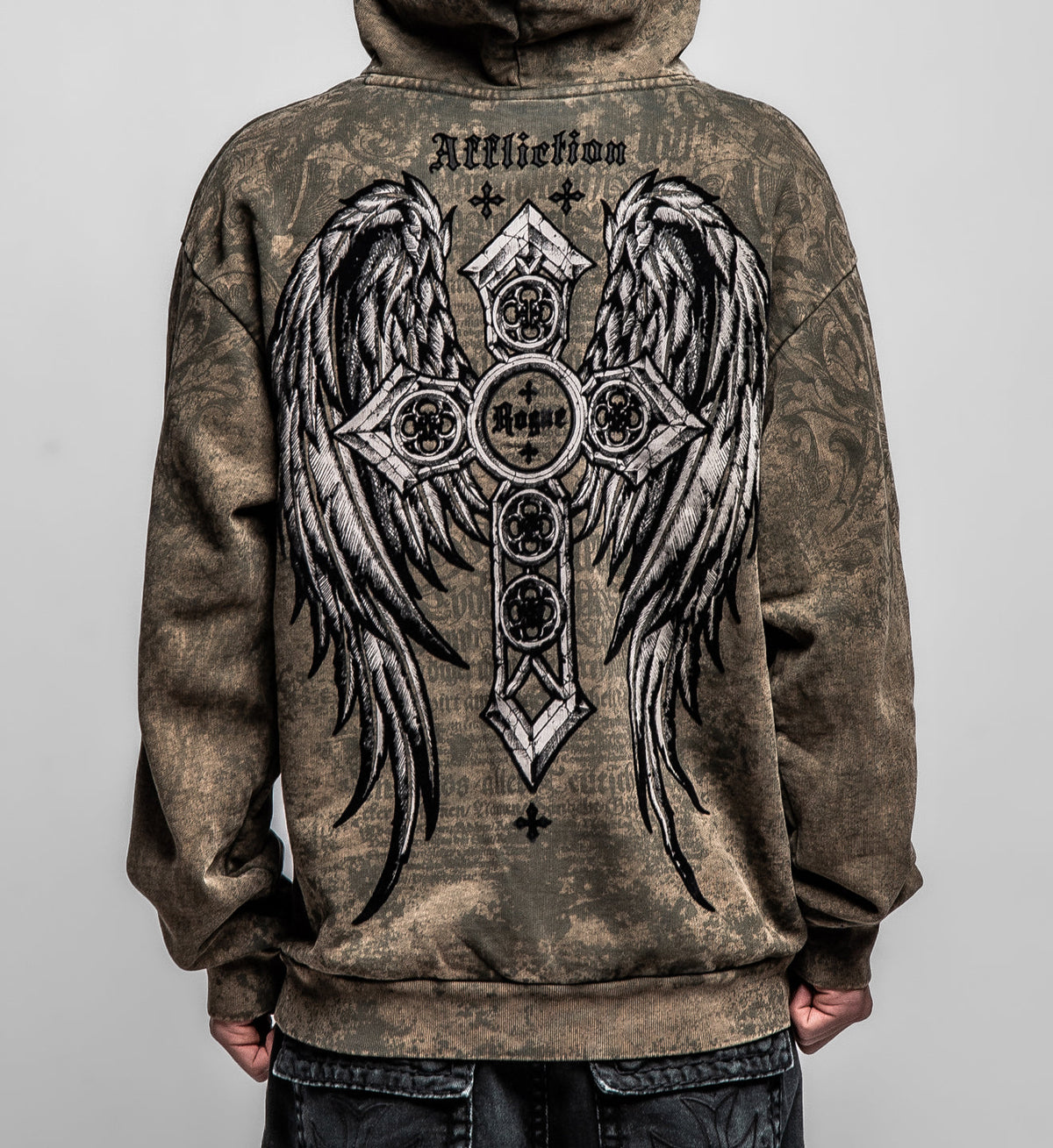 Rogue Crossed Zip-Up Hoodie