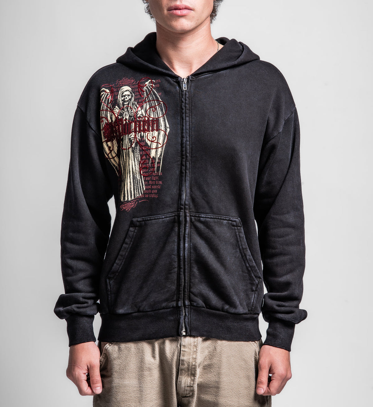 Prayer Zip-Up Hood