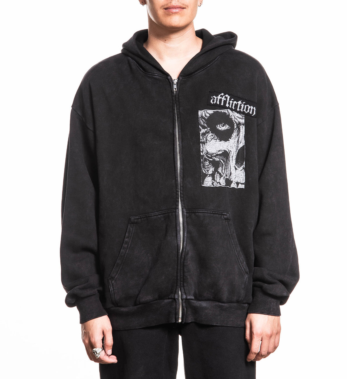 Misfits Skully Zip-Up Hood