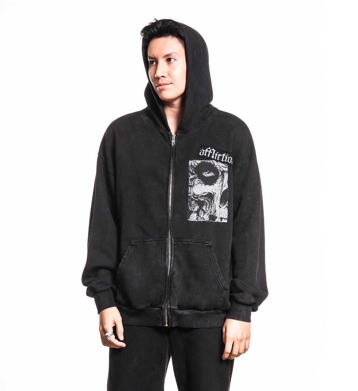 Misfits Skully Zip-Up Hood