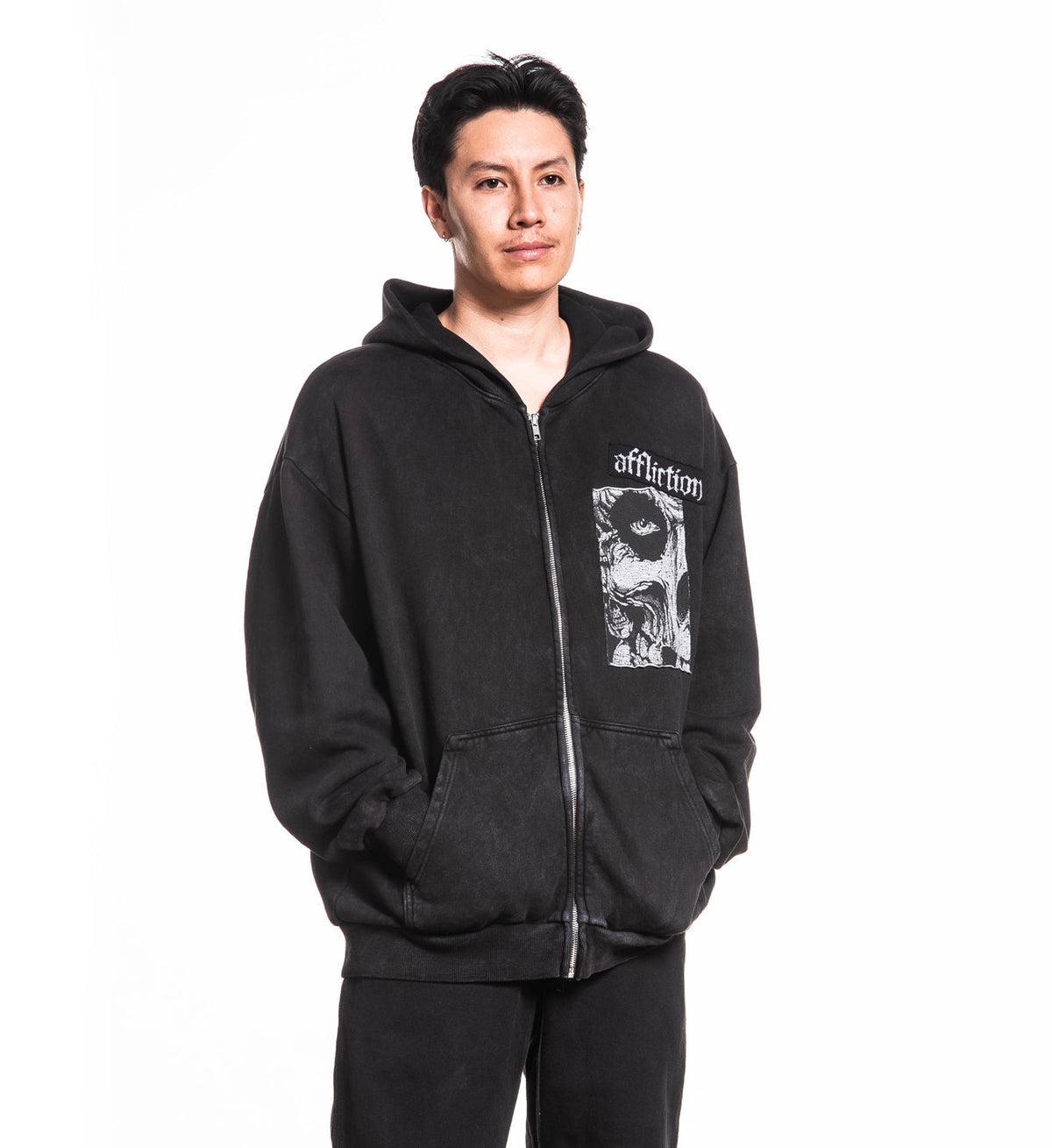Misfits Skully Zip-Up Hood