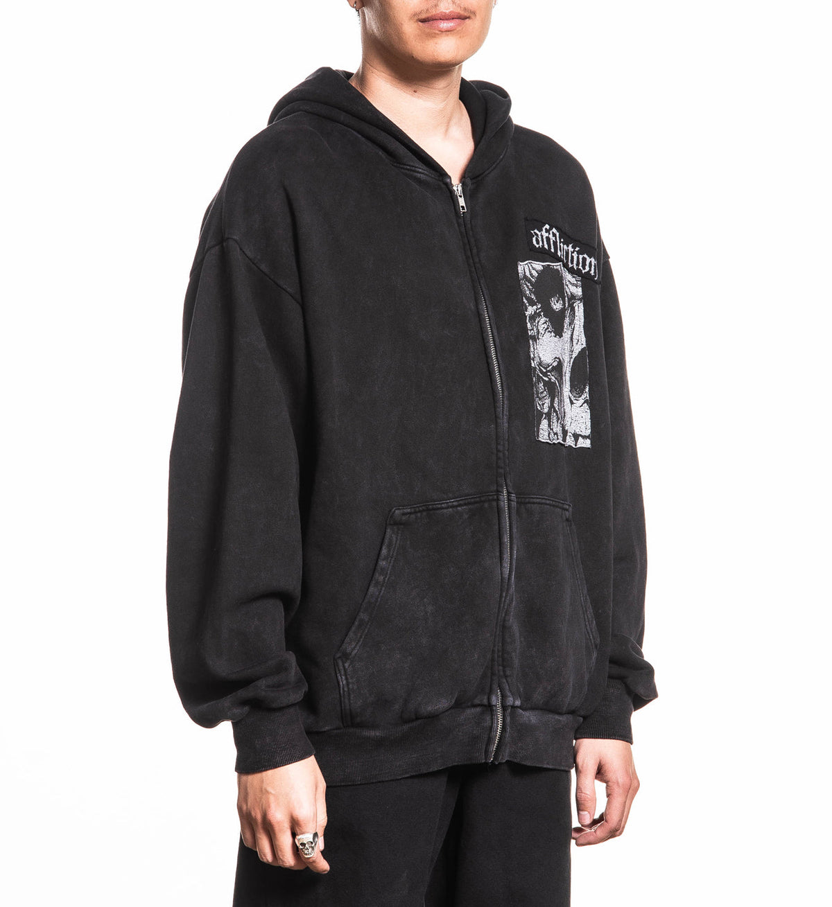 Misfits Skully Zip-Up Hood