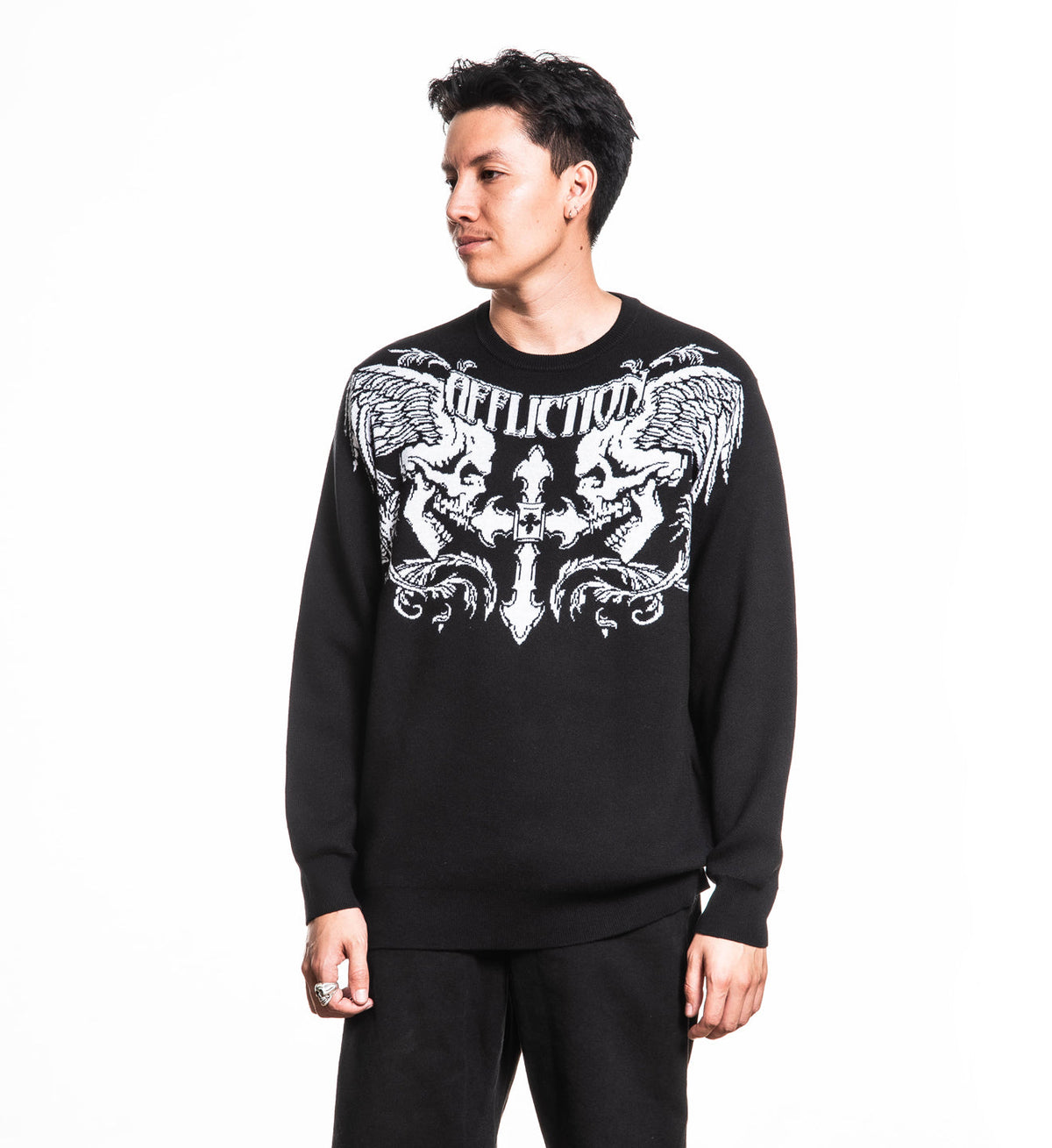 Winged Up Knit Sweater