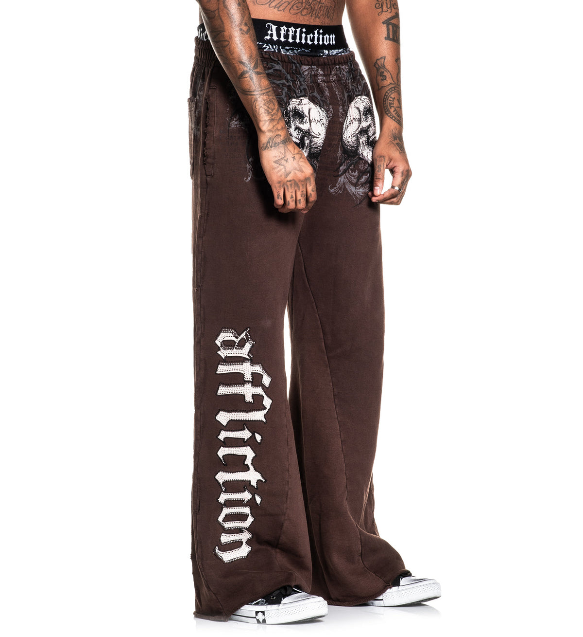 Collapse Wide Leg Sweatpant