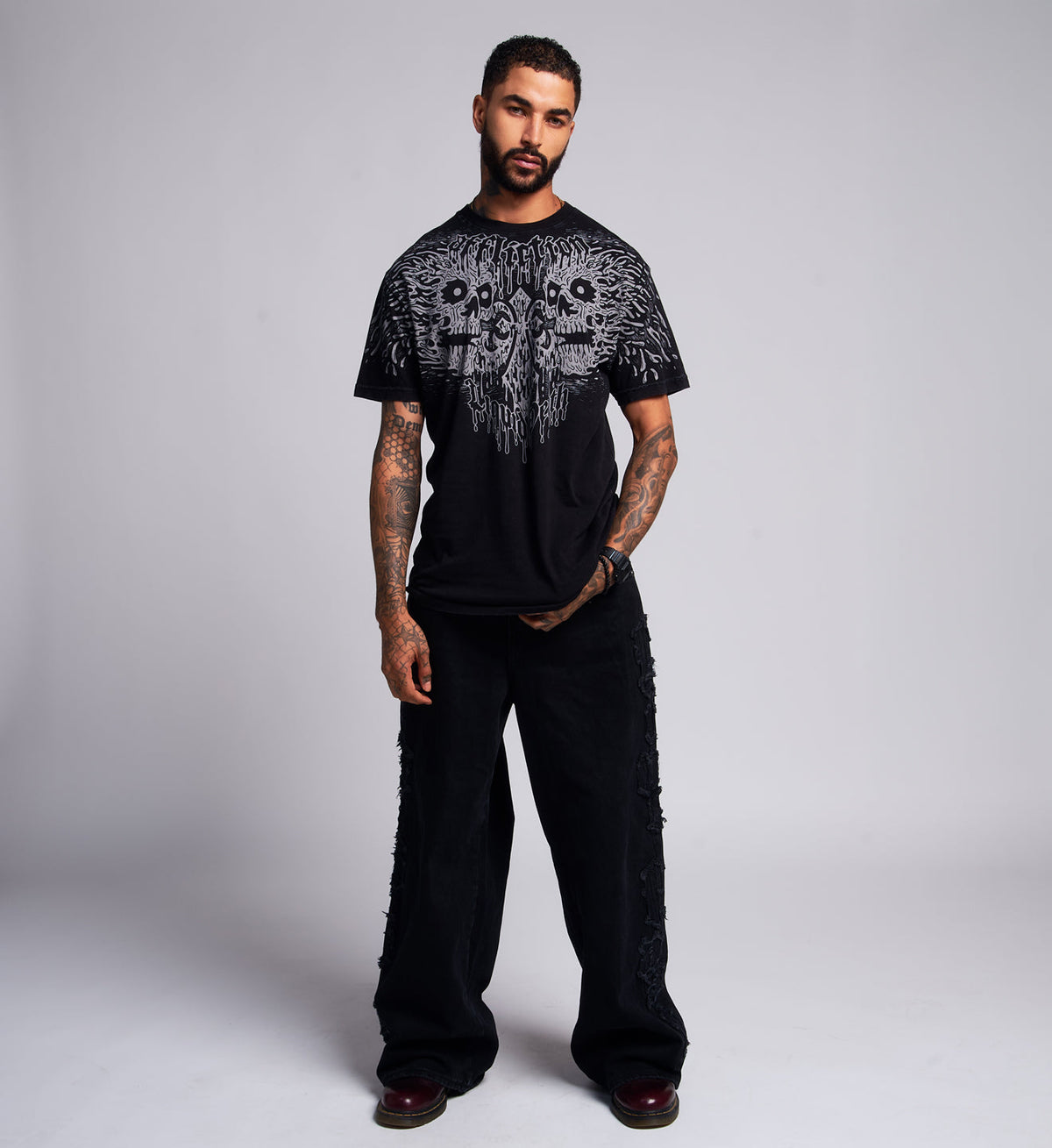 Liquid Death Skulls Tee