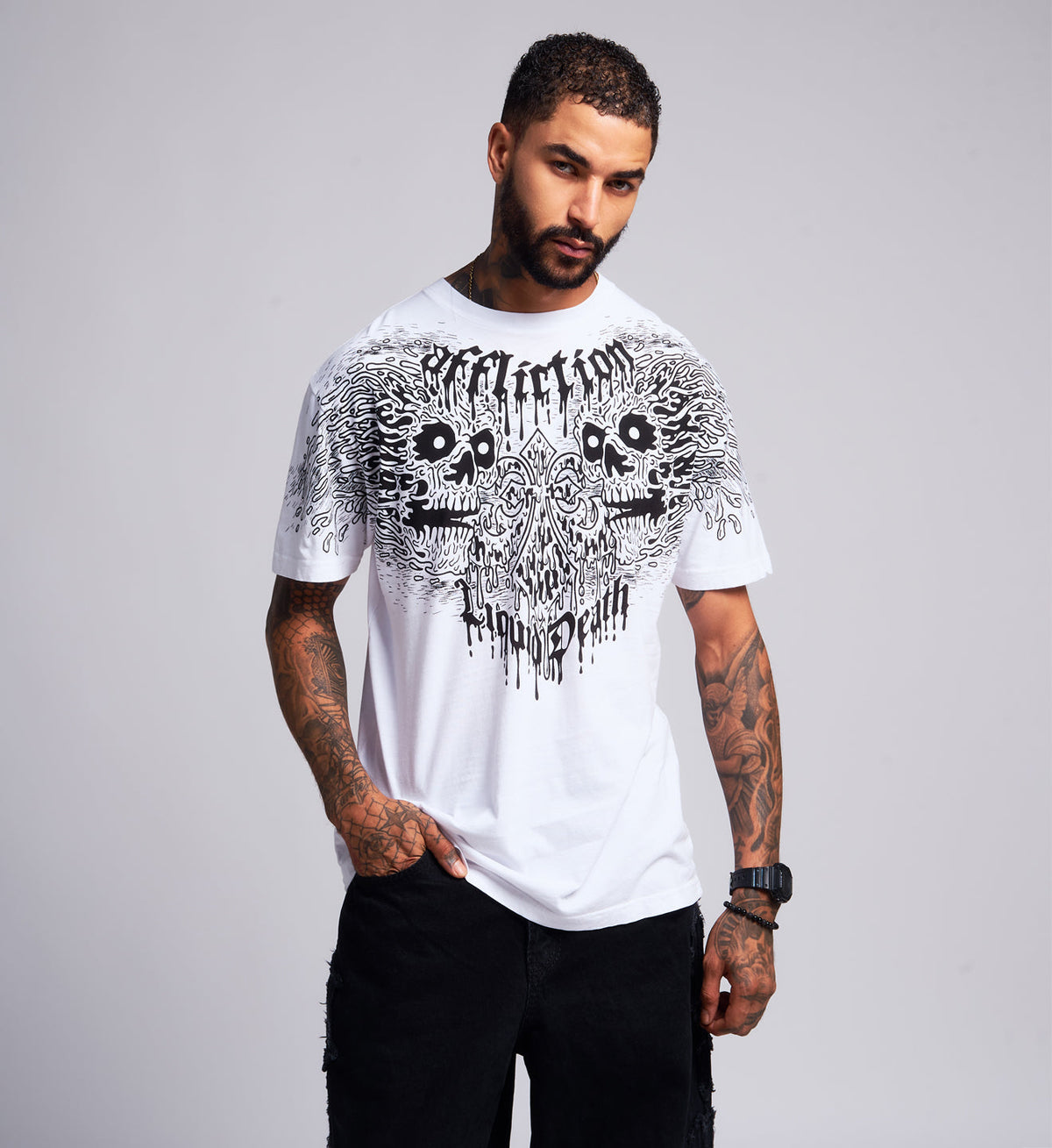 Liquid Death Skulls Tee