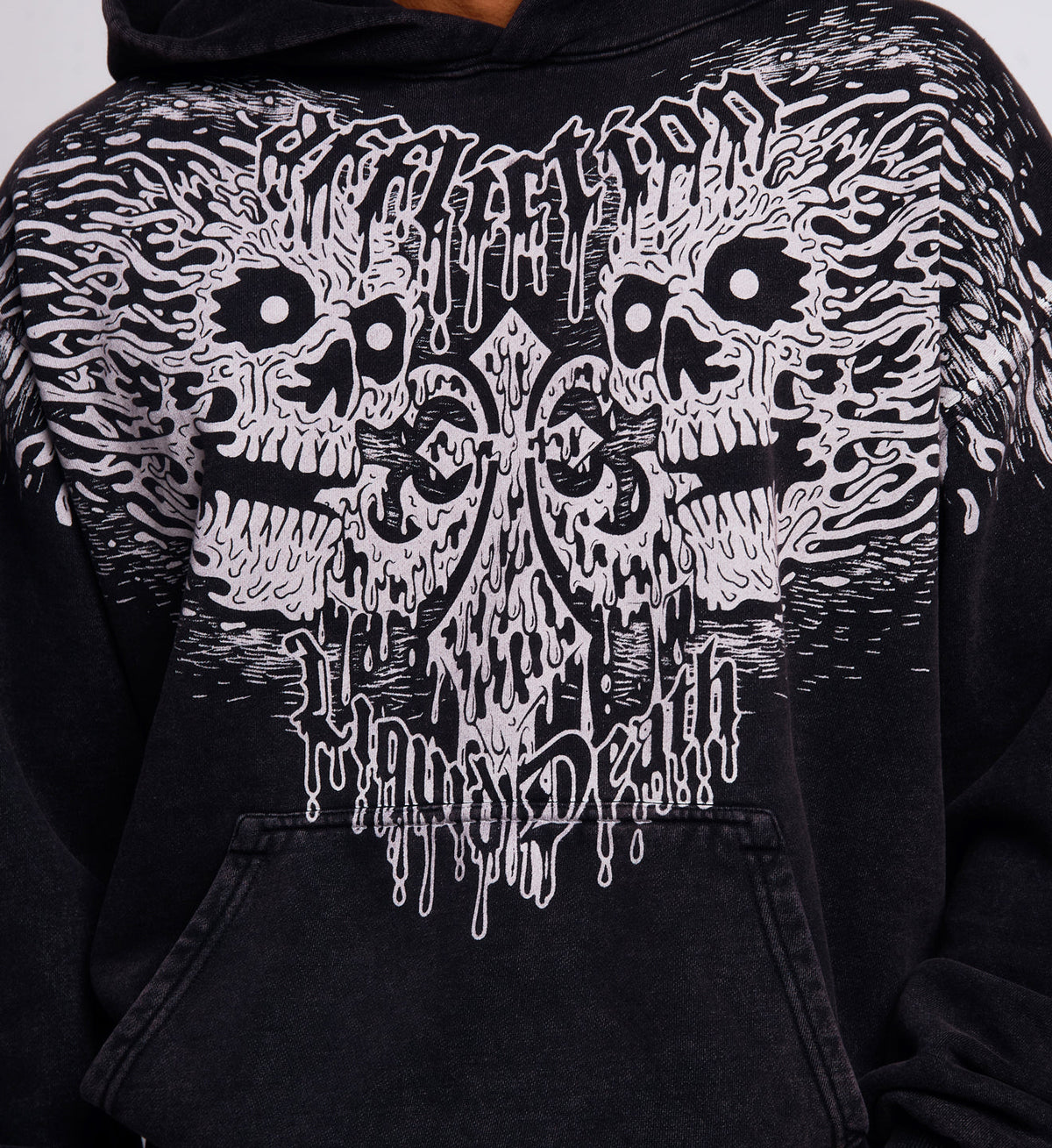 Liquid Death Skulls Hood