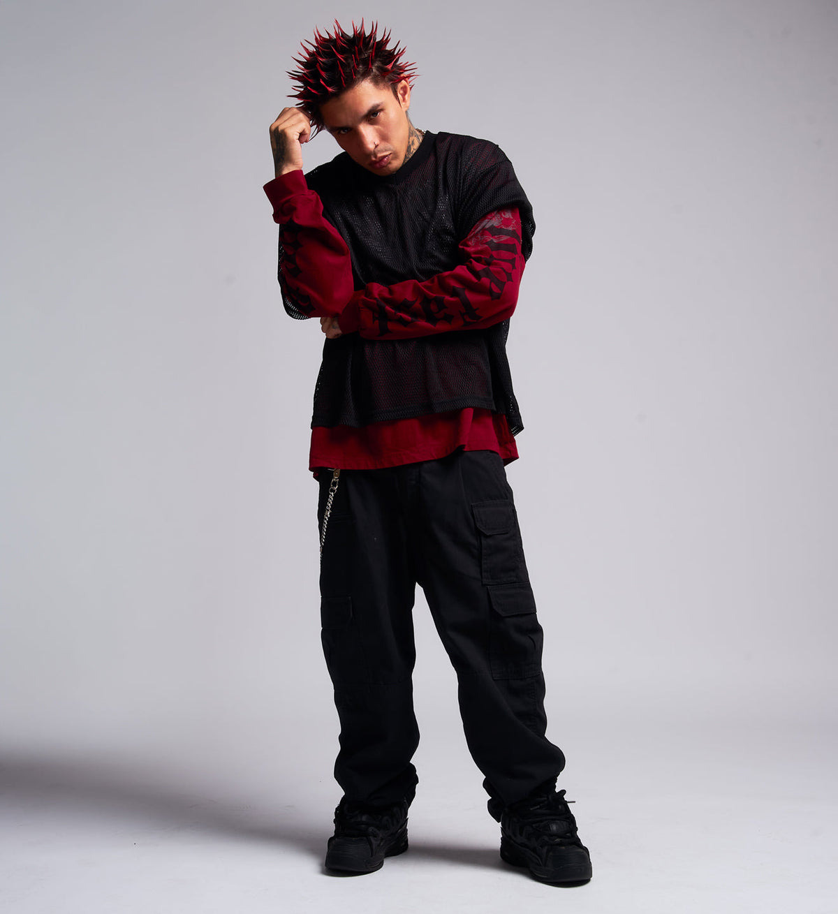 Collapse Oversized 2fer Jersey