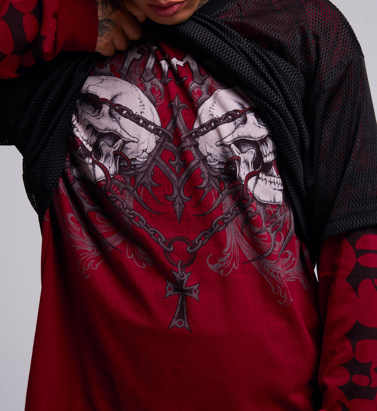 Collapse Oversized 2fer Jersey