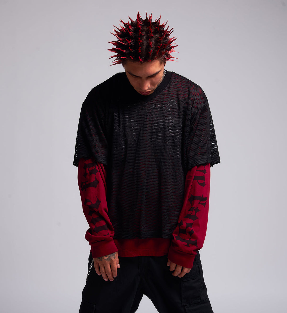 Collapse Oversized 2fer Jersey
