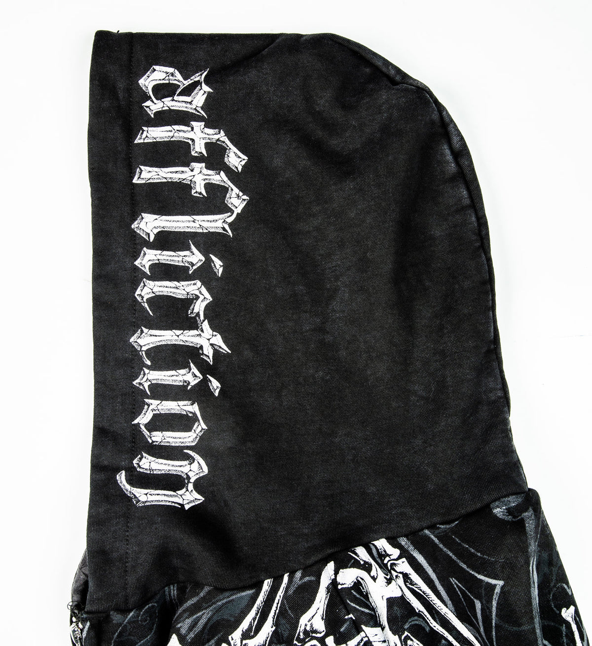 Skeleton Zip-Up Hood