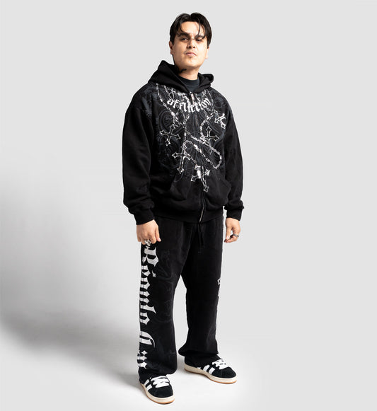 Regulo Caro Rosary Zip Hood