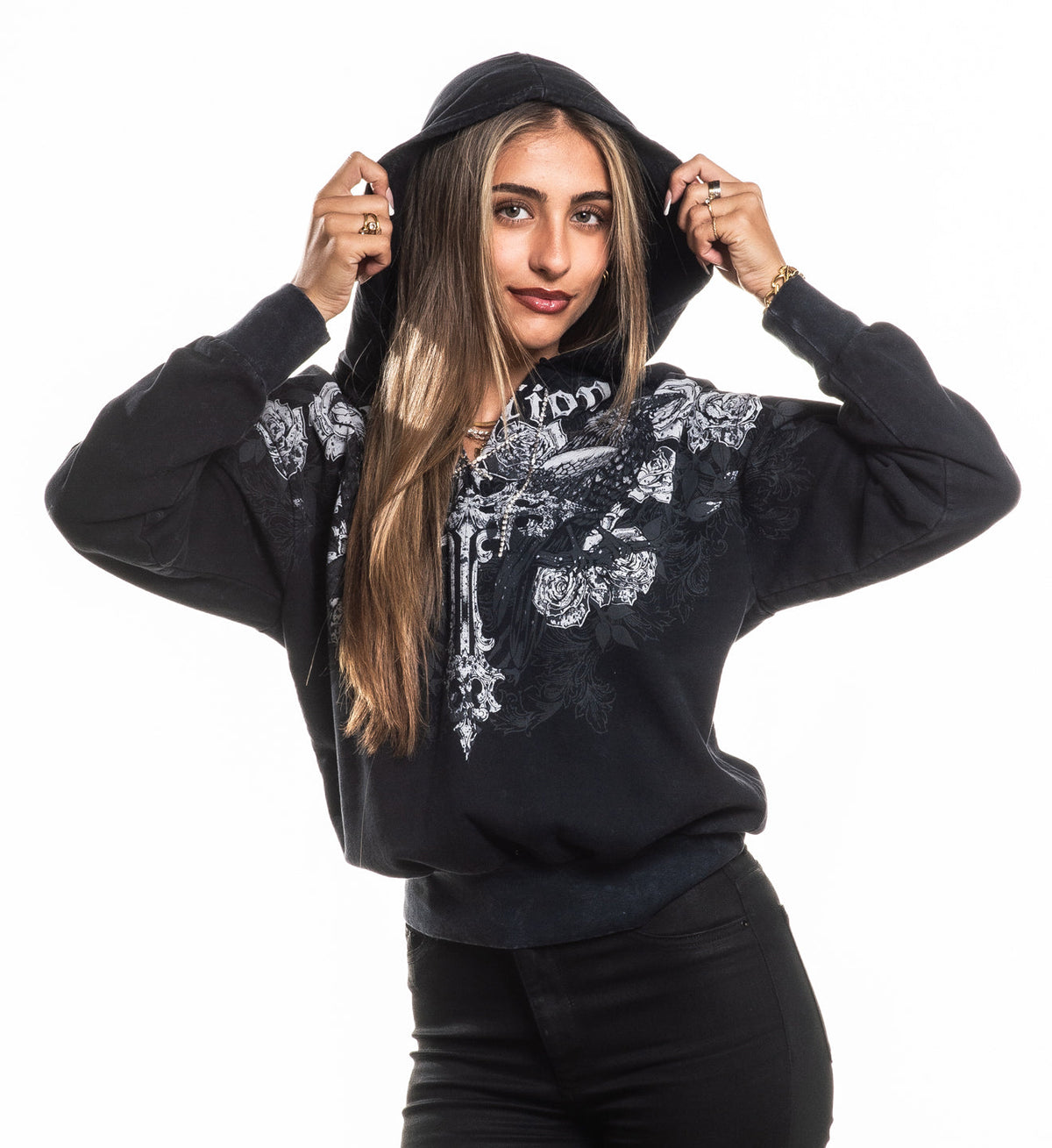 Rumination Tie up Hood