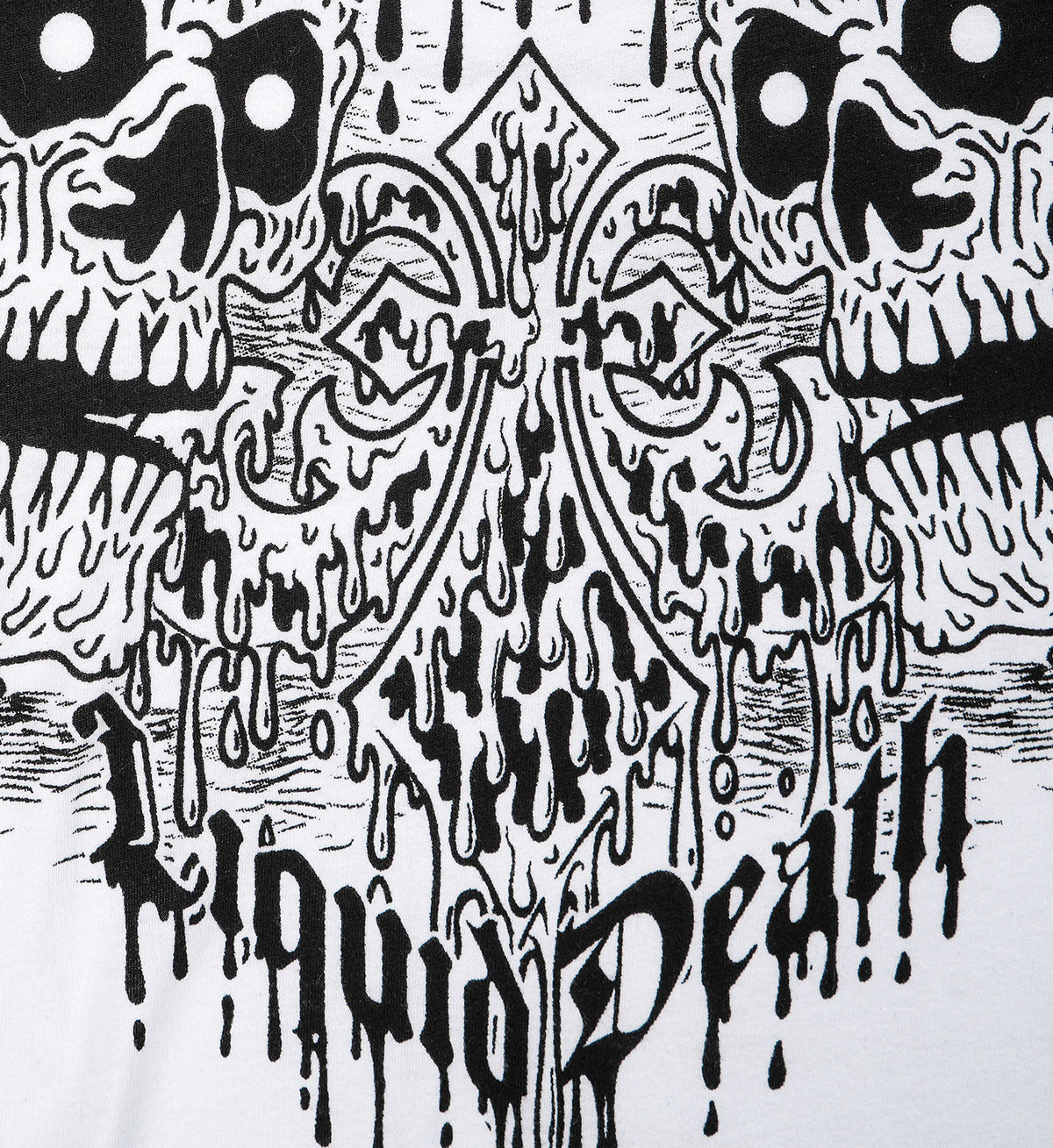 Liquid Death Skulls Baby Tee
