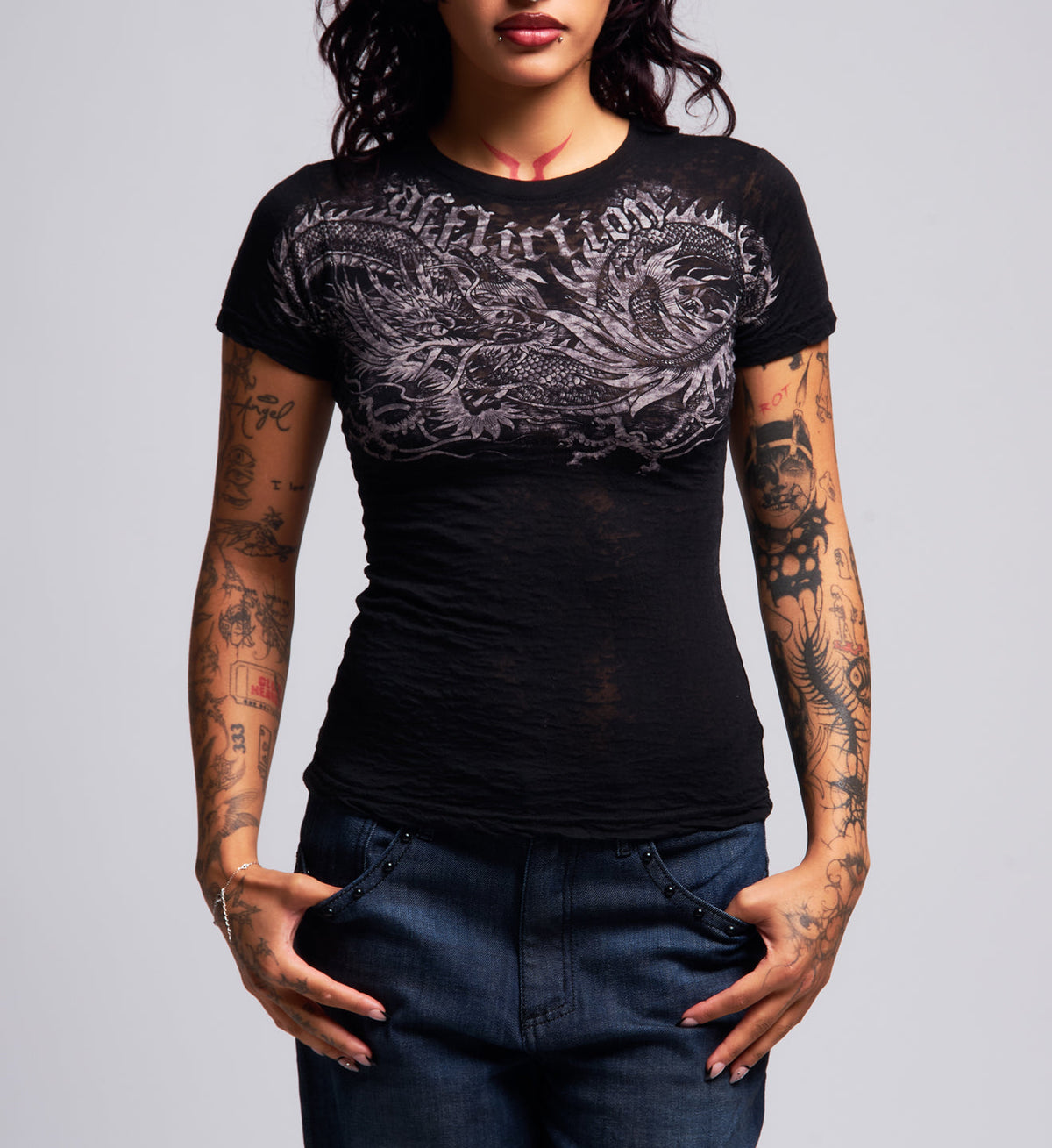 Flaming Dragon Tee