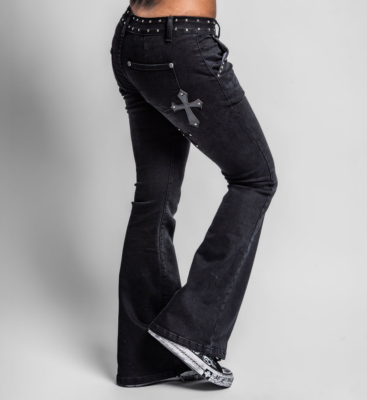 Cross Applique Pants