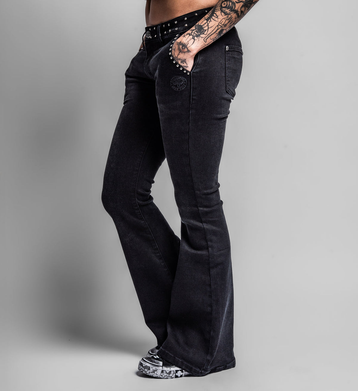 Cross Applique Pants