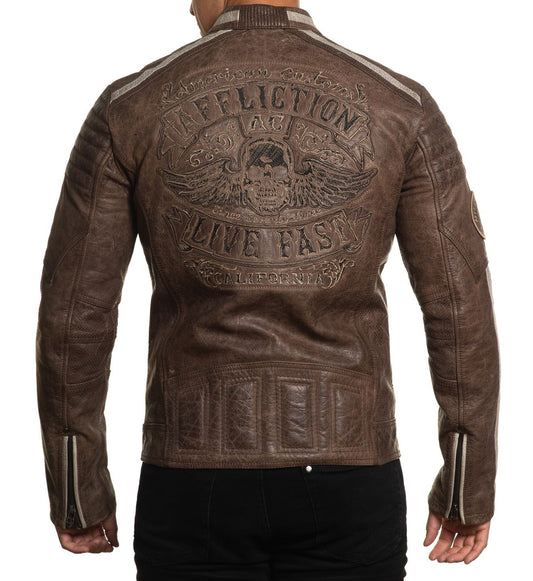 Black Skull Leather Jacket