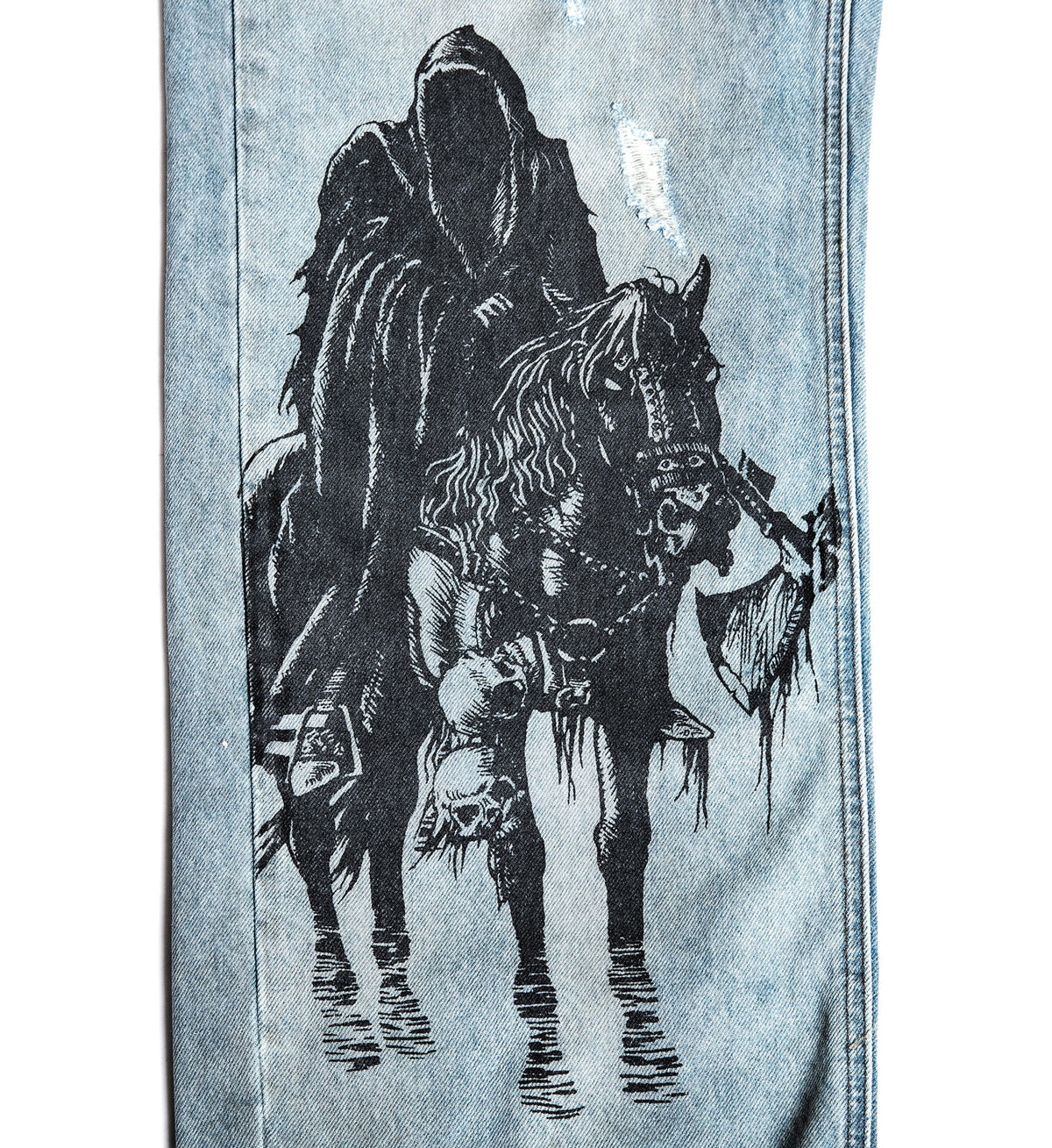 Wide Leg Black Night Denim