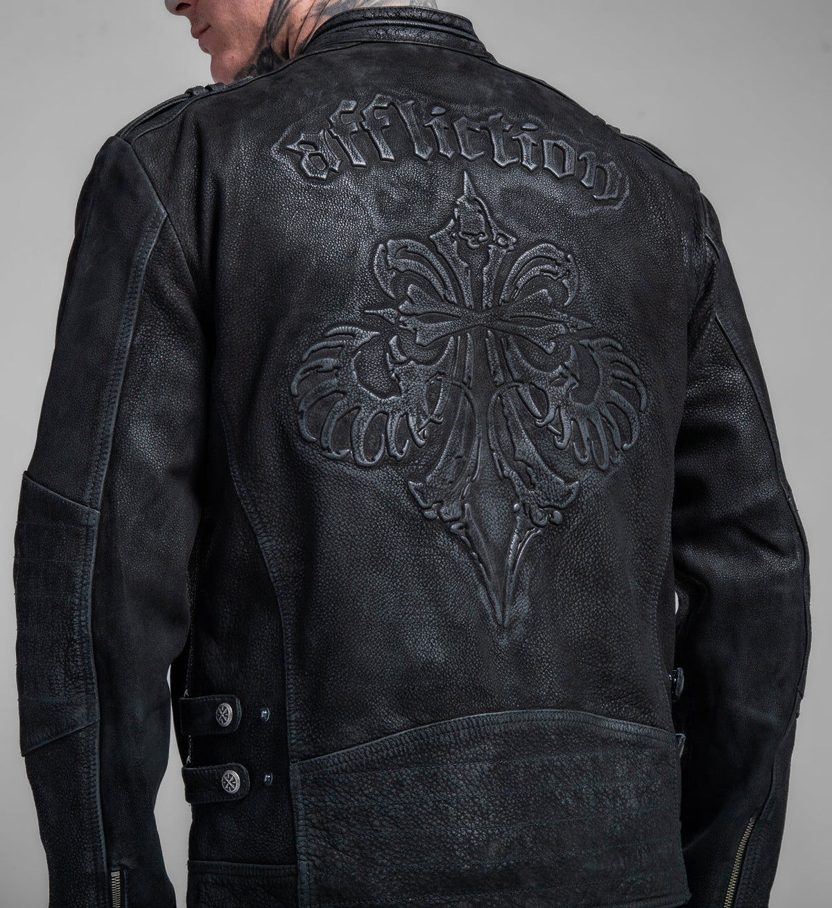 Skeleton Leather Jacket