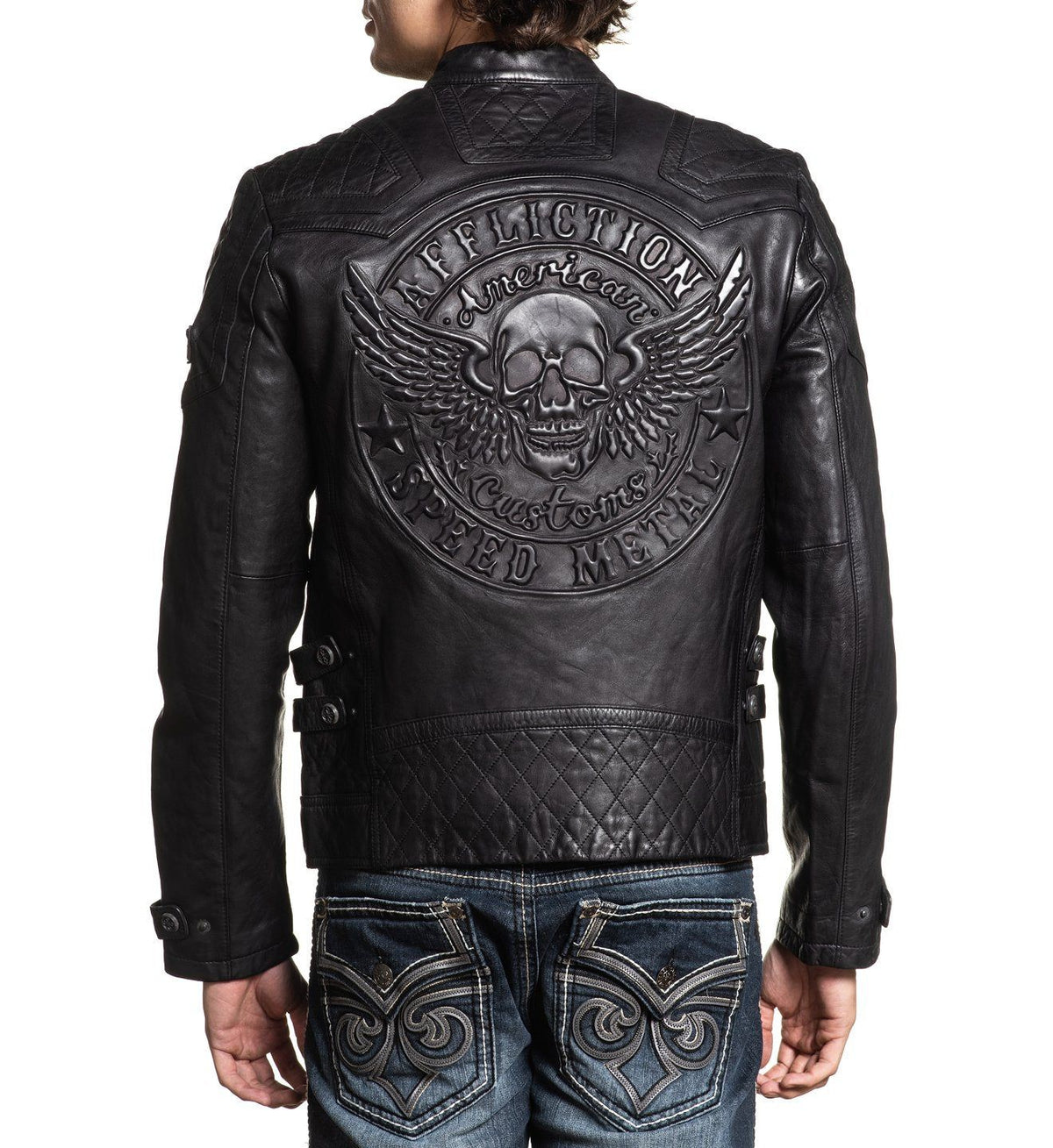 On Fire Leather Jacket