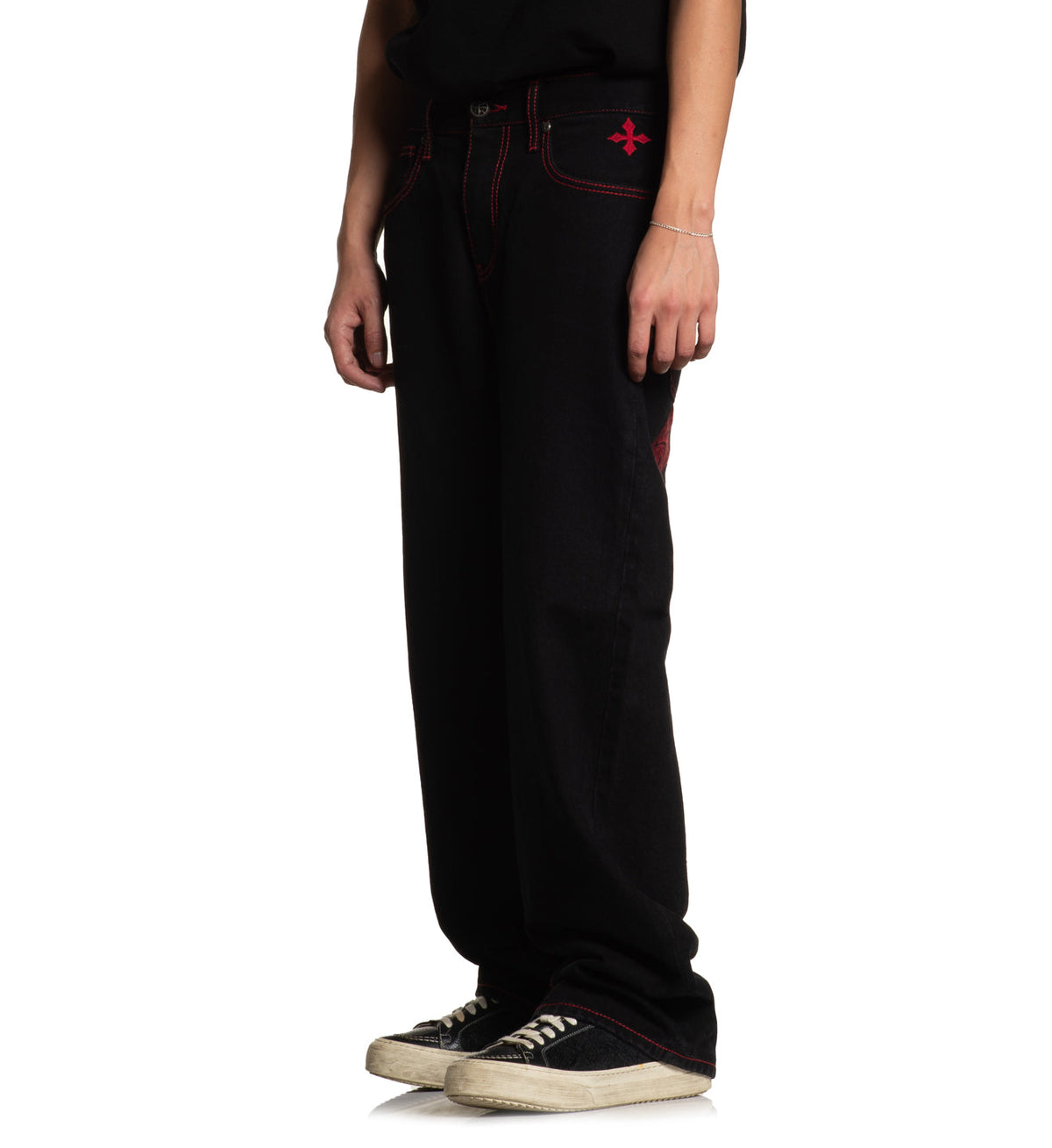 Wide Leg Wings Jeans