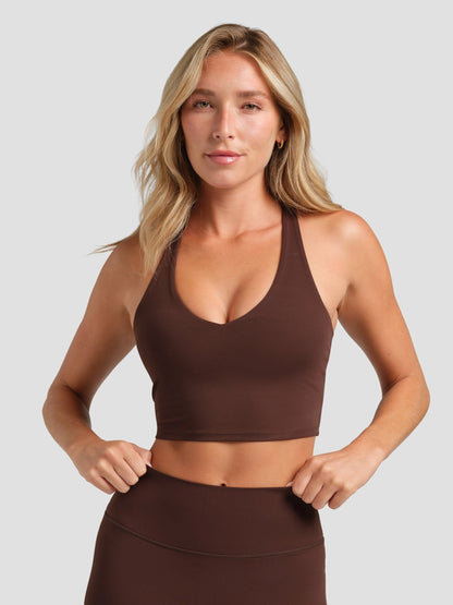 ComfrtCore™ V-Neck Crop Tank