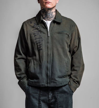 Cross Canvas Zip Jacket