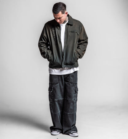 Cross Canvas Zip Jacket