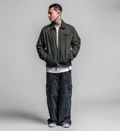 Cross Canvas Zip Jacket