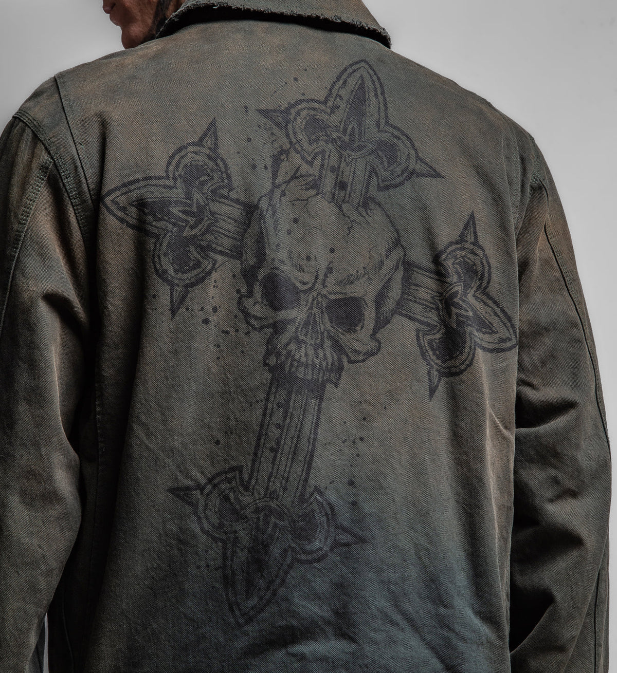 Cross Canvas Zip Jacket