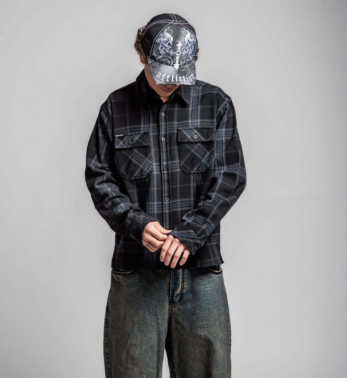 Winged Up Flannel Shirt