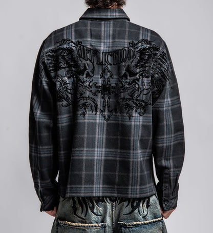 Winged Up Flannel Shirt