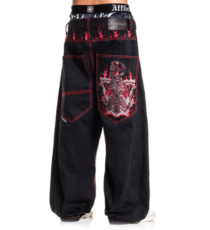 Extra Wide Flameful Faith Pants