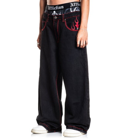 Extra Wide Flameful Faith Pants