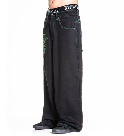 Extra Wide Toxic Rage Denim