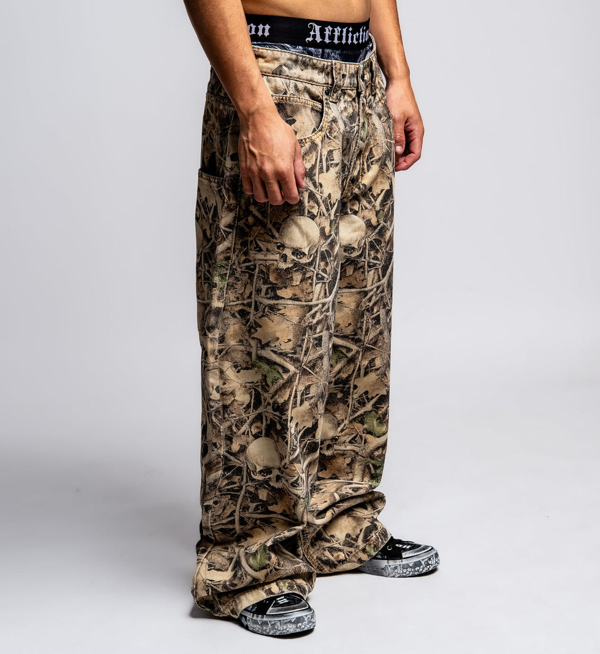 Extra Wide Bone Hunter Camo Pant