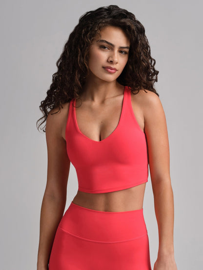 ComfrtCore™ V-Neck Crop Tank