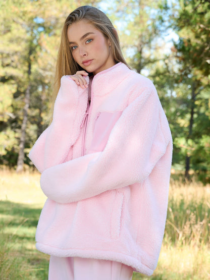 Teddy Half Zip Jacket