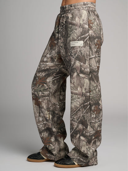 Camo Straight Leg Sweatpants