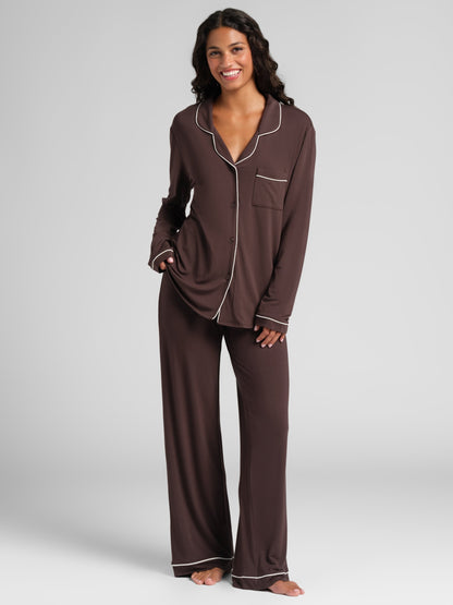 Luna Lounge Long Sleeve Pant PJ Set
