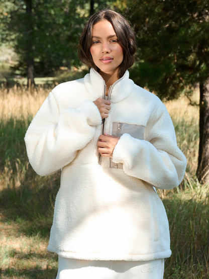 Teddy Half Zip Jacket