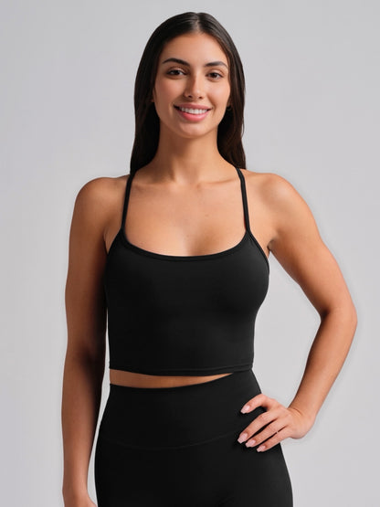 ComfrtCore™ Strappy Crop Tank