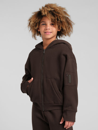 Explorer Kids Travel Zip Hoodie