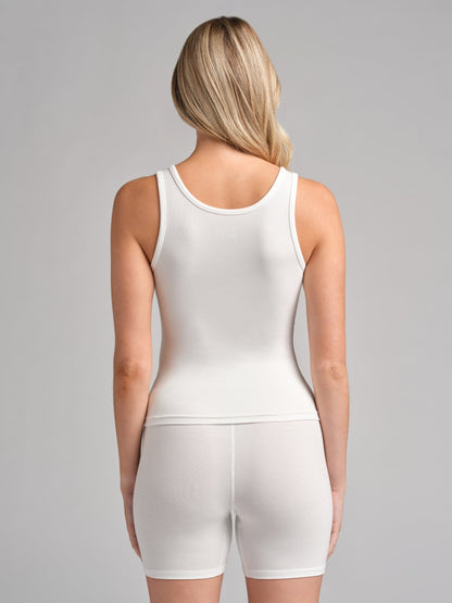 Rib Contour Waist Length Tank 3-Pack