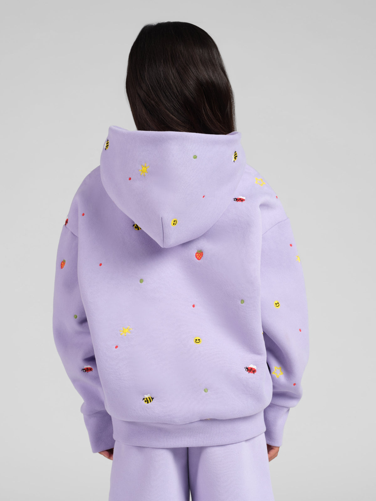 Varsity Kids Allover Embroidered Hoodie